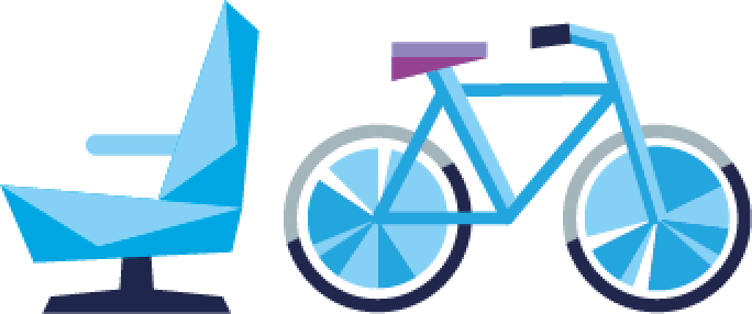 seat and bike reservation graphic